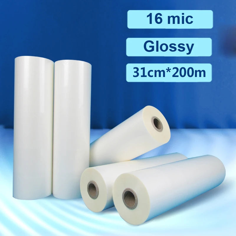 Glossy Matte Satin Clear Hot Laminating Films Bopp